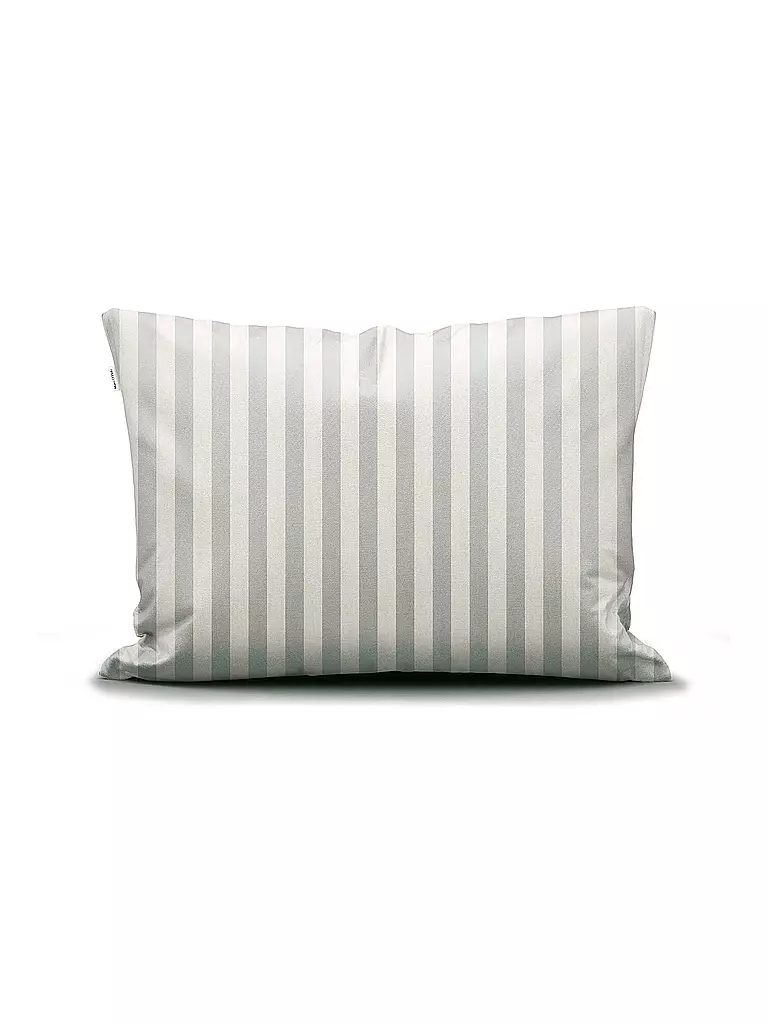 MARC O'POLO HOME Satin Bettwäsche CLASSIC STRIPE 70x90cm/140x200cm Silver hellgrau