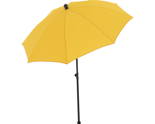 City center paalparasol Siena Garden antraciet/geel