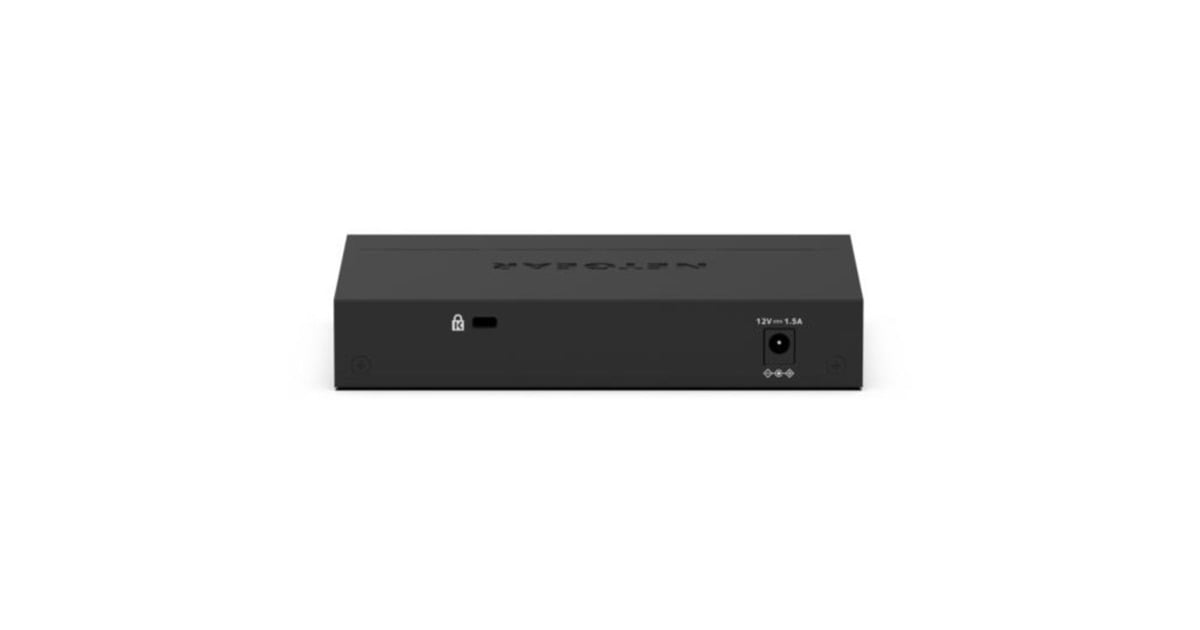 Netgear5-port 2.5G Multi-Gigbit  Ethernet Plus Switch (MS305E)  (Zwart, Unmanaged)