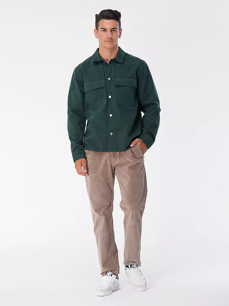 ARMEDANGELS Overshirt AANOJ dunkelgrün