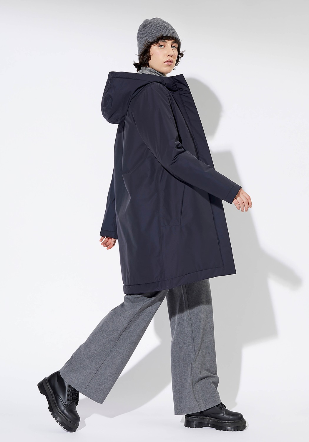 LangerChen Coat Ariza Navy