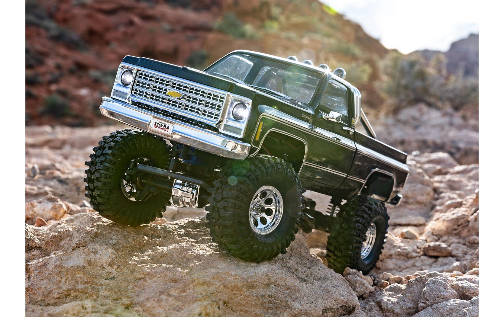 Scale Crawler TRX-4m Chevy K10 High Trail Schwarz, RTR, 1:18<br>TRX-4 Performance im Mini-Format