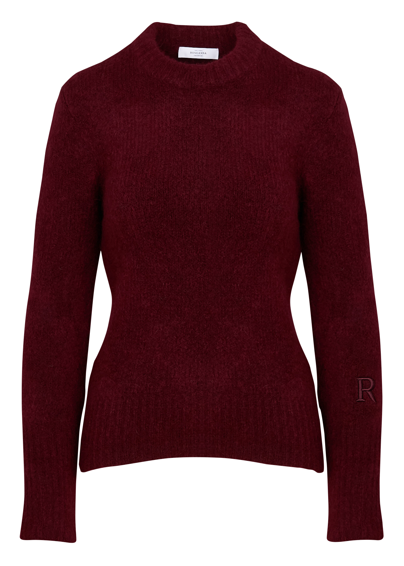 BELL - Pull ajusté en laine mélangée| Rouge