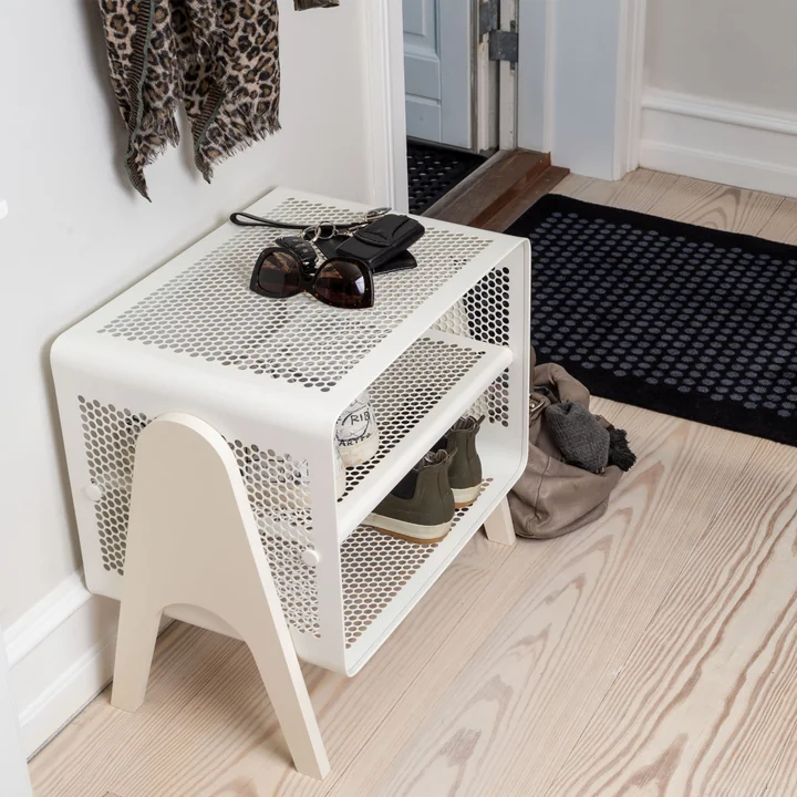 tica copenhagen - Stand-Schuhregal, 50 x 35 x 50 cm, grau