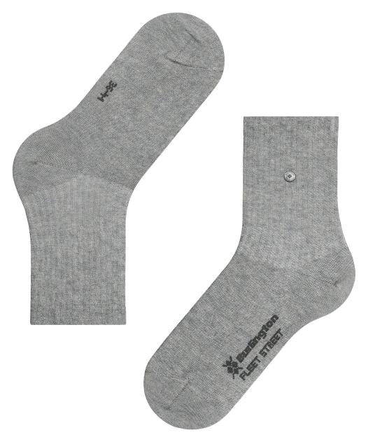BURLINGTON Burlington Fleet Street Socken in Grau