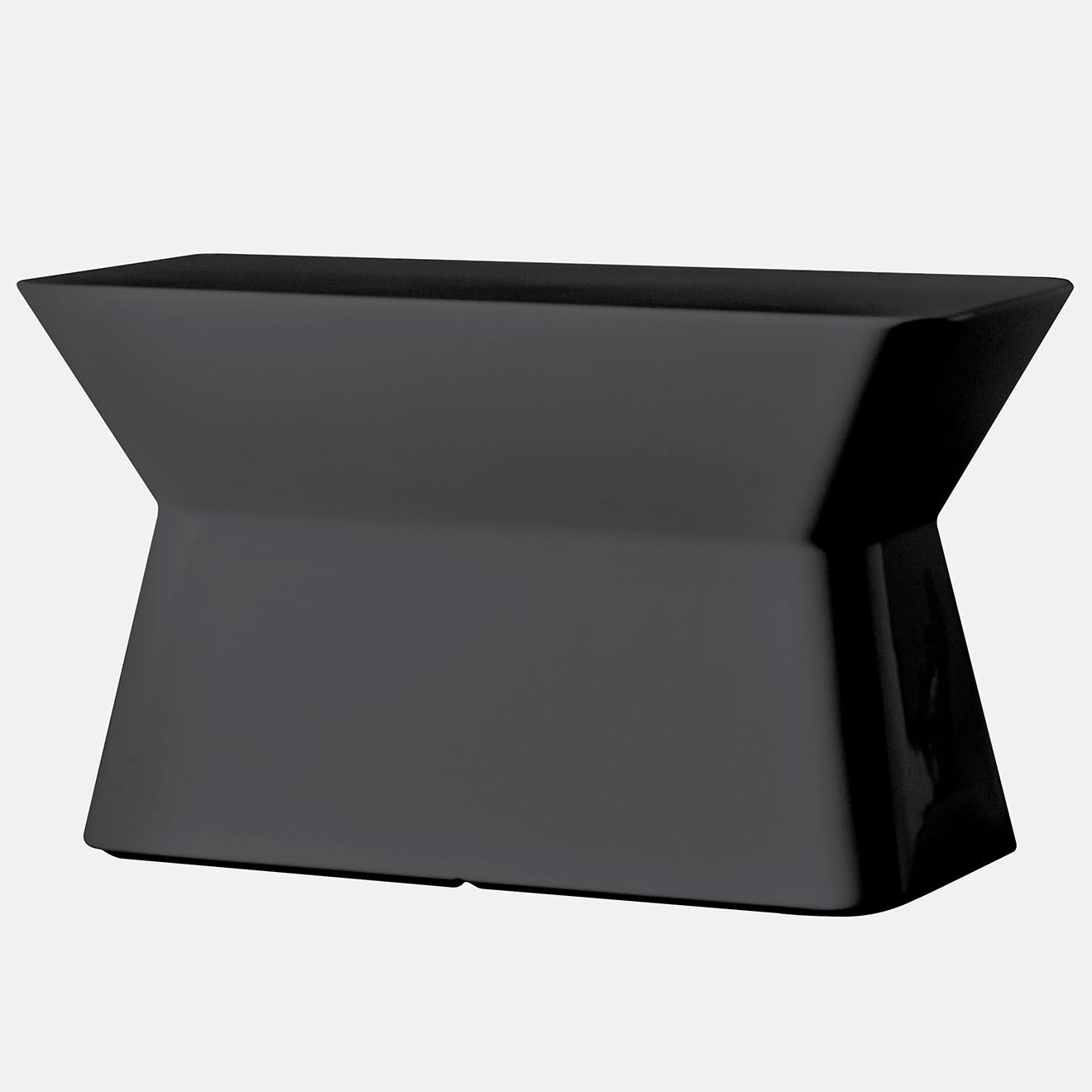 Serralunga Table palenquera design par lina obregon anthracite - 71x40x30 cm