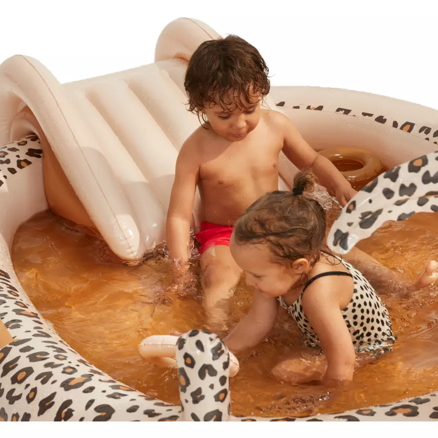 Swim Essentials Play Pool Beige Panther Druck