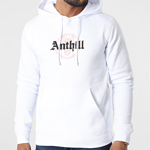 Sweat Capuche Gothic Blanc