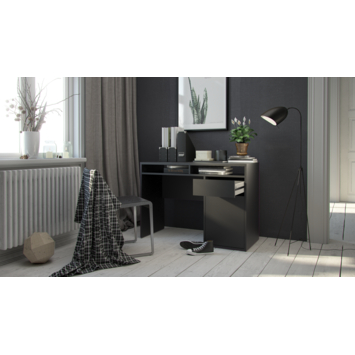 Bureau Eline met kast zwart