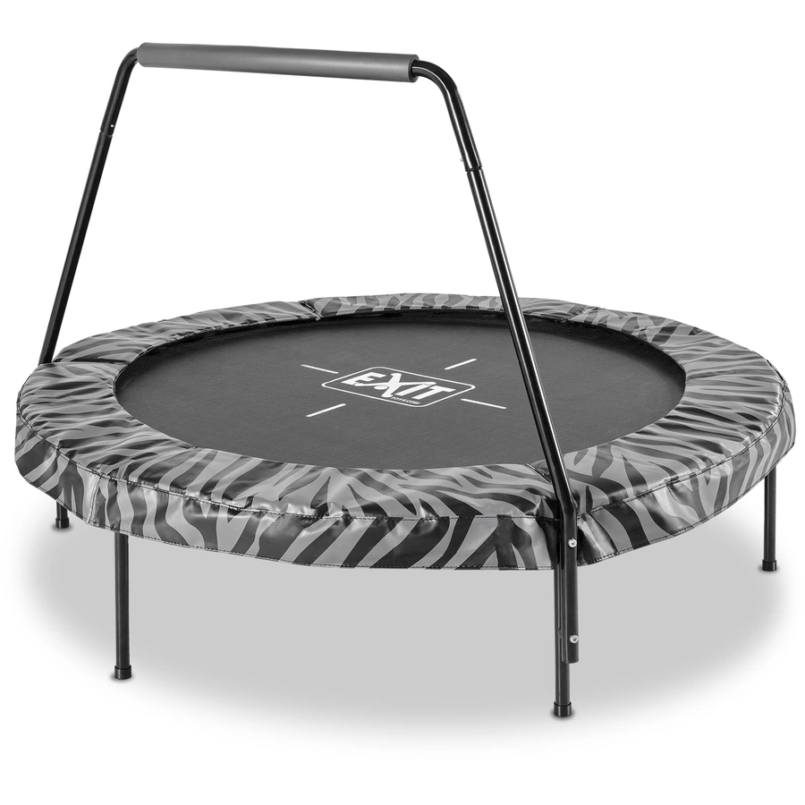 EXIT Tiggy junior Trampolin mit Griffstange ø 140 cm, schwarzgrau
