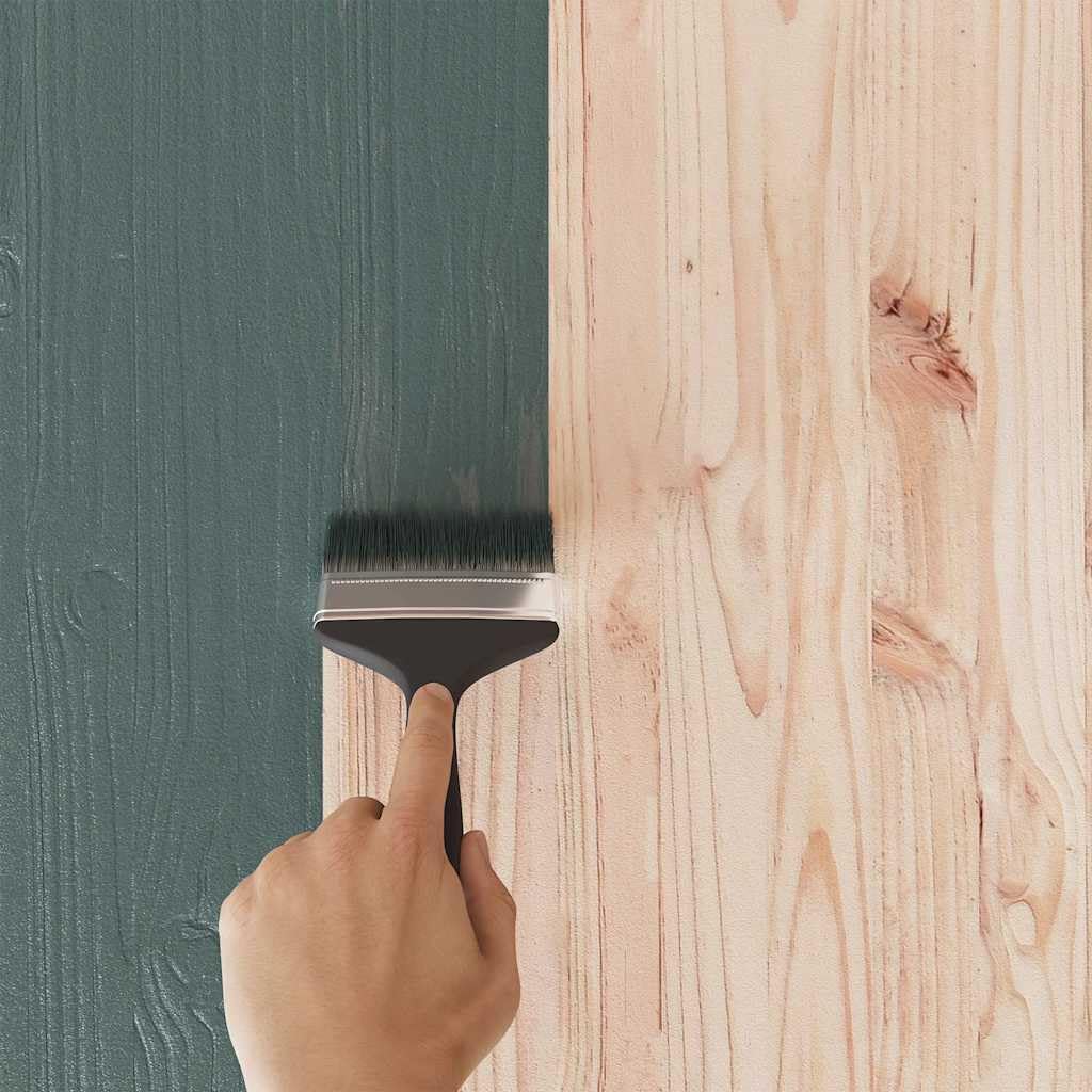 vidaXL Highboard, Kommode mit Schubladen Glastüren, Buffetschrank Vitrinenschrank, Schrank Beistellschrank für Küche Wohnzimmer, Massivholz Kiefer