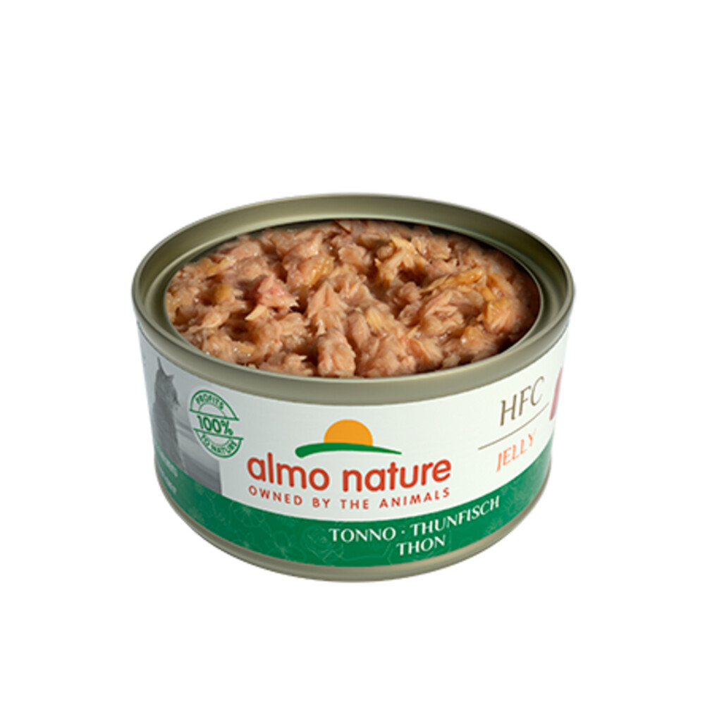 24x Almo Nature HFC Jelly Kattenvoer Nat Tonijn70 gr