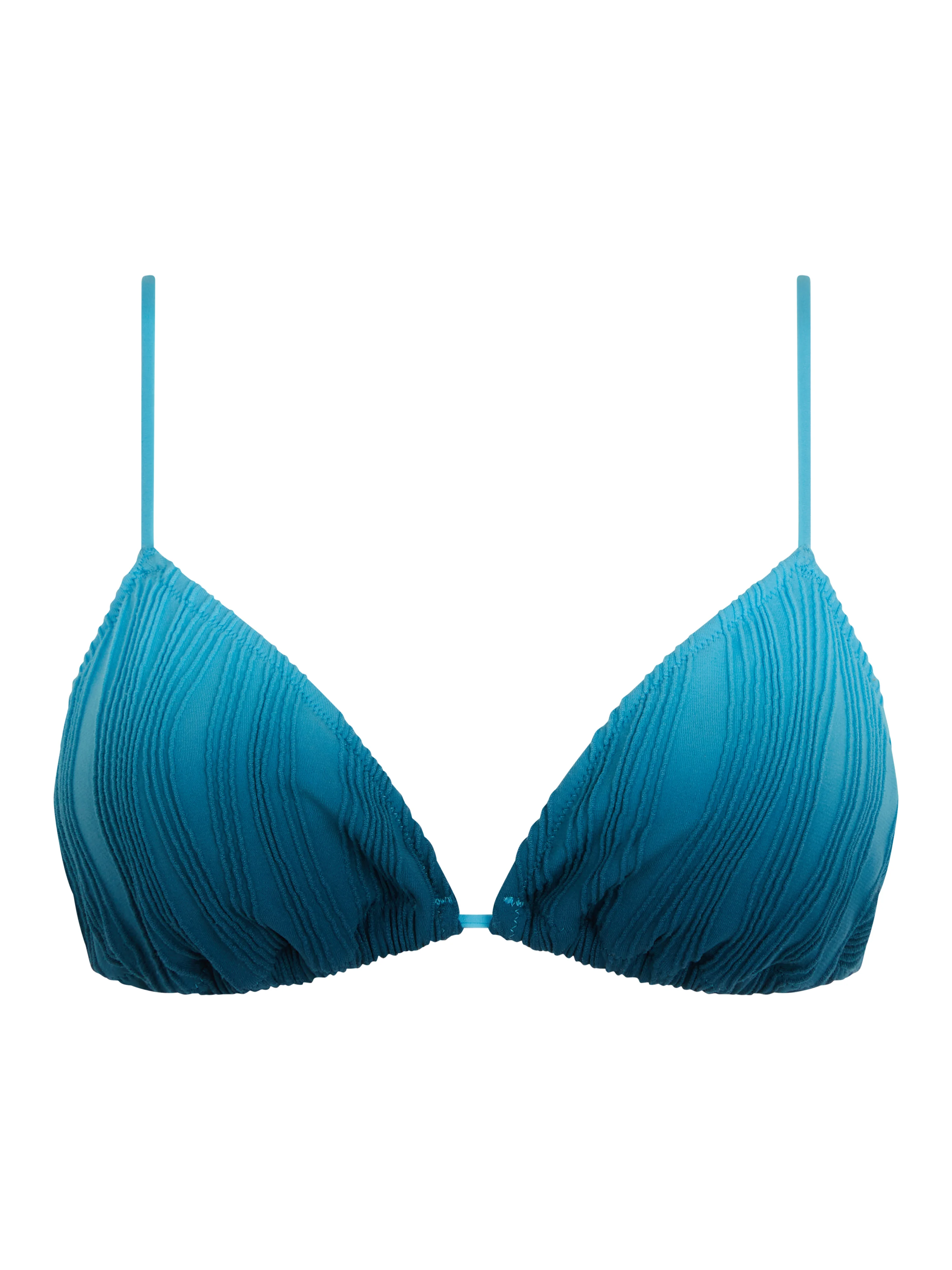 SWIM ONE SIZE - Haut de maillot de bain triangle coques amovibles | Bleu