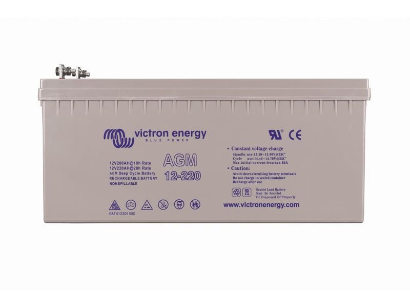 Victron Batterie Energy AGM Deep Cycle 12 V/240Ah Batterie mit AGM-Technologie für maximale Leistung