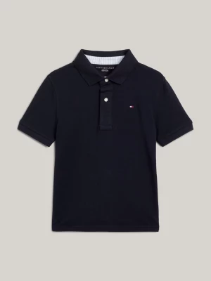 Polo com bordado de bandeira adaptável