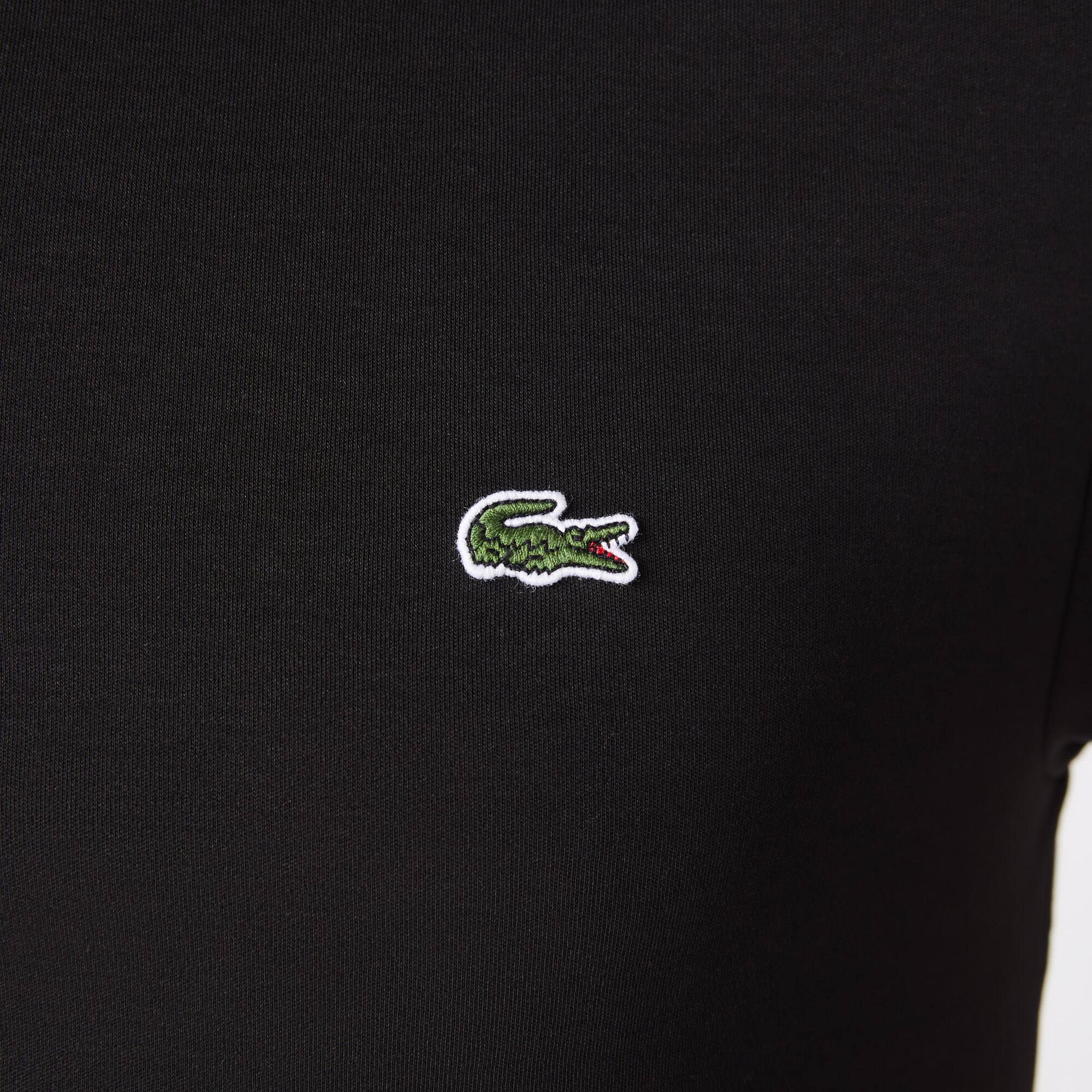Polo regular fit jersey de coton ultra doux Manches Courtes - Noir - Lacoste - Homme