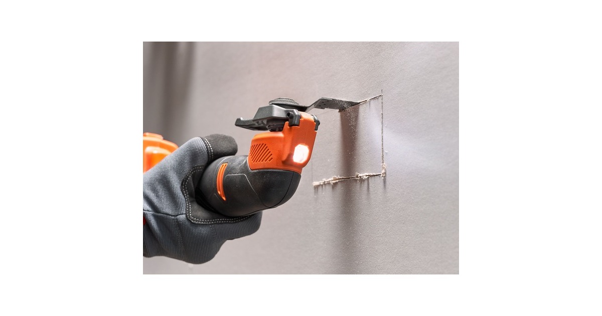 BLACK+DECKERBDCOS18N-XJ 18V Oscillerende Multitool multifunctioneel gereedschap  (Oranje/zwart, Accu en oplader niet inbegrepen)