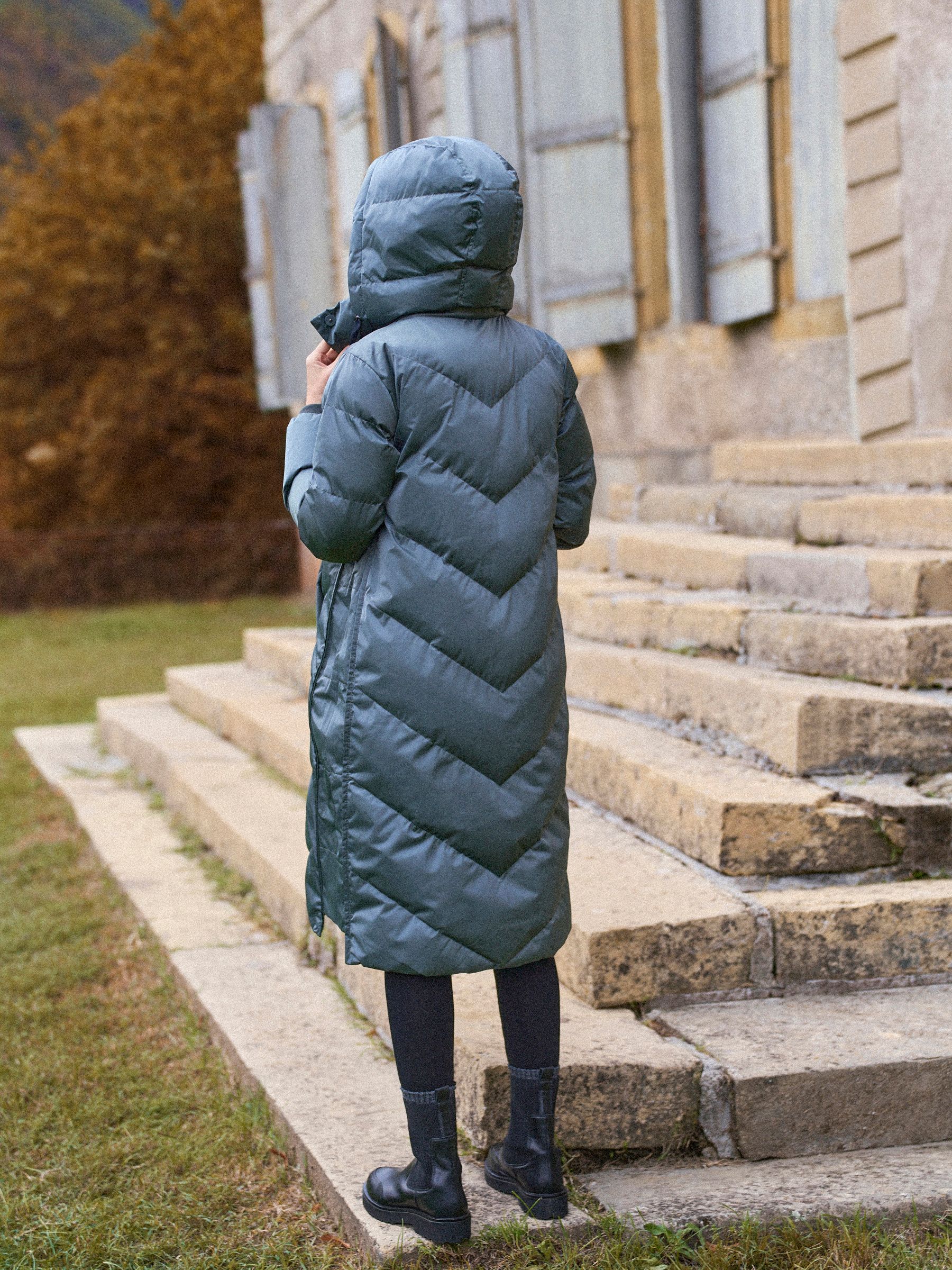 Tin - Seraphine Long 3-In-1 Maternity & Babywearing Puffa Coat
