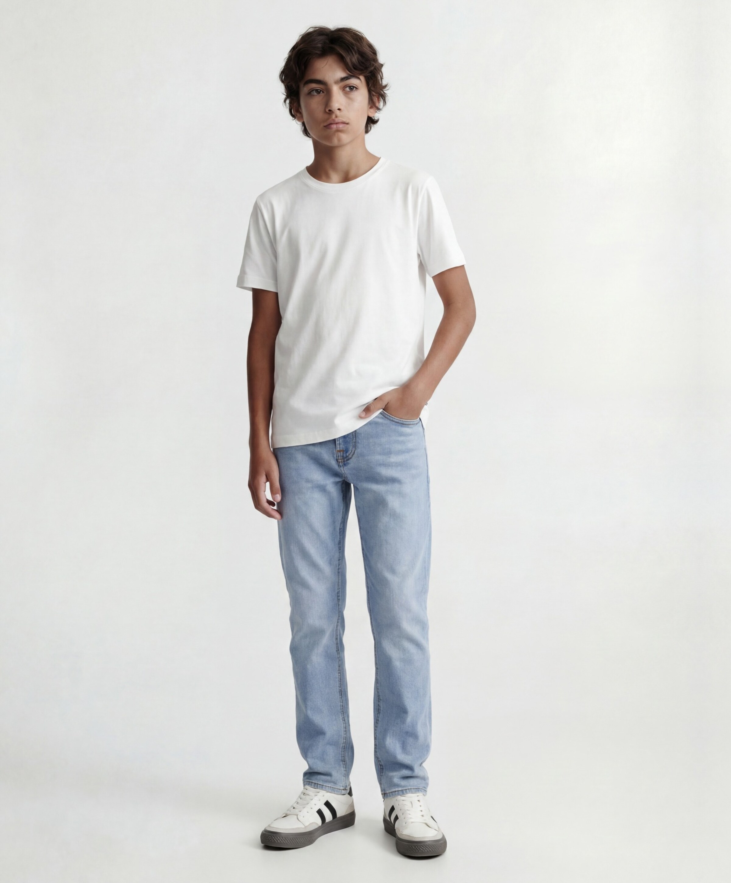 Jack & Jones JJICLARK JJORIGINAL SQ 702 NOOS JNR jongens jeans blauw