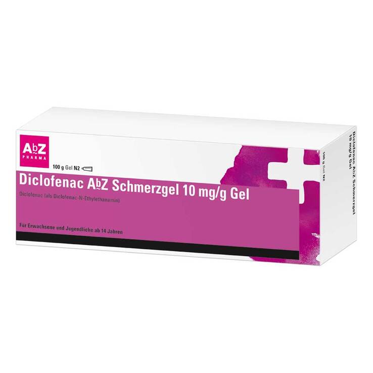 Diclofenac AbZ Schmerzgel 10 mg/g Gel, 100 g