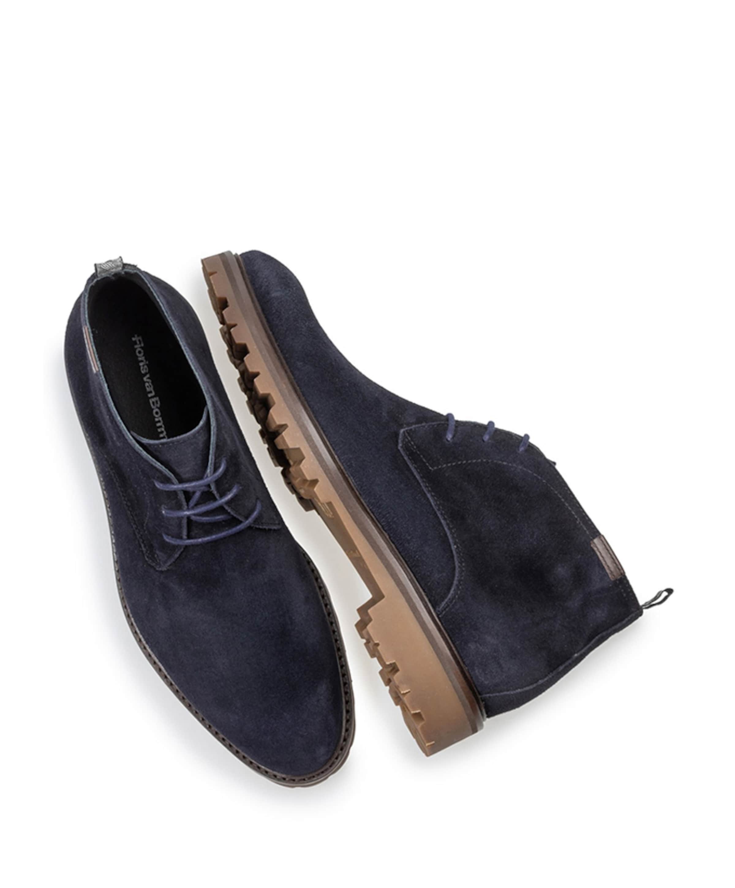 Floris van Bommel heren veterboots blauw