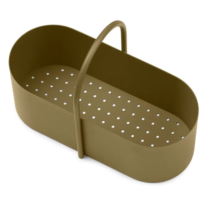 Ferm Living Rangement Toolbox Grib | Vert olive