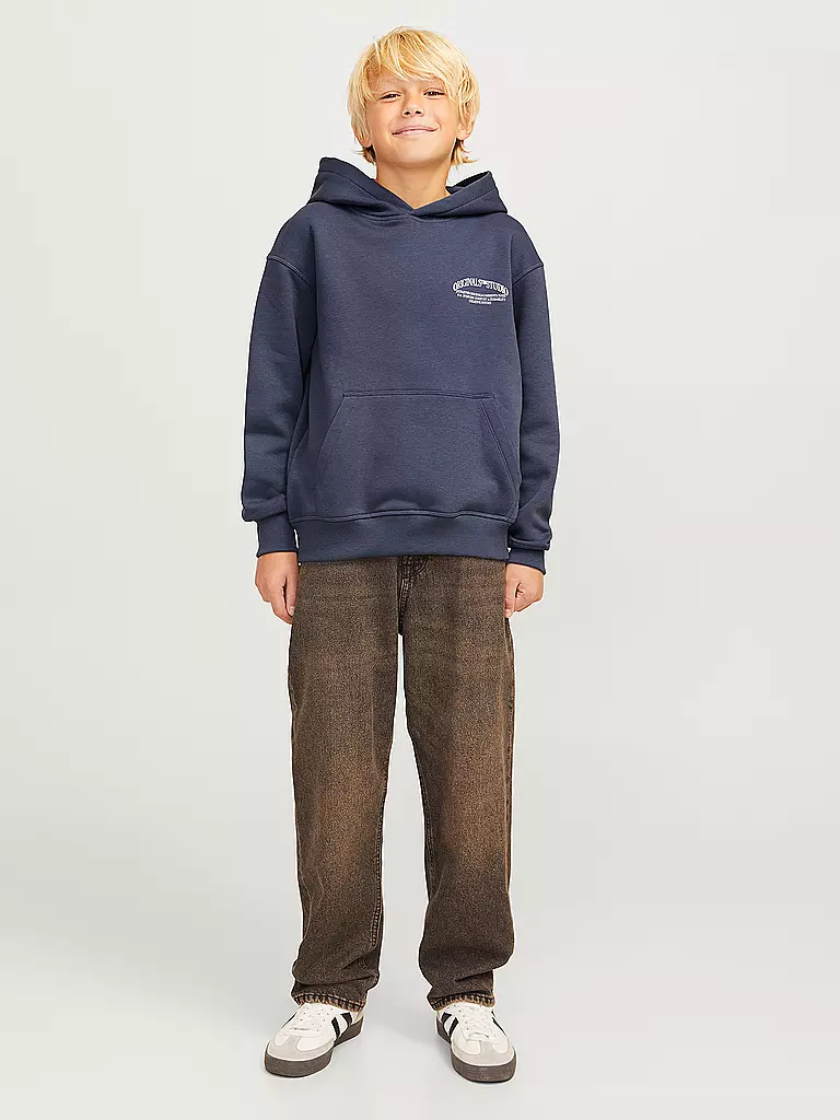 JACK & JONES Jungen Kapuzensweater - Hoodie JORFREDERIKSBERG blau