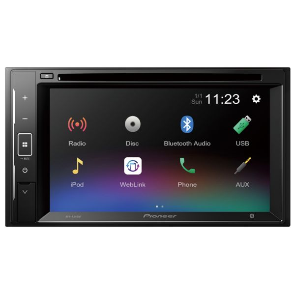 Pioneer Auto Rádio 6,2