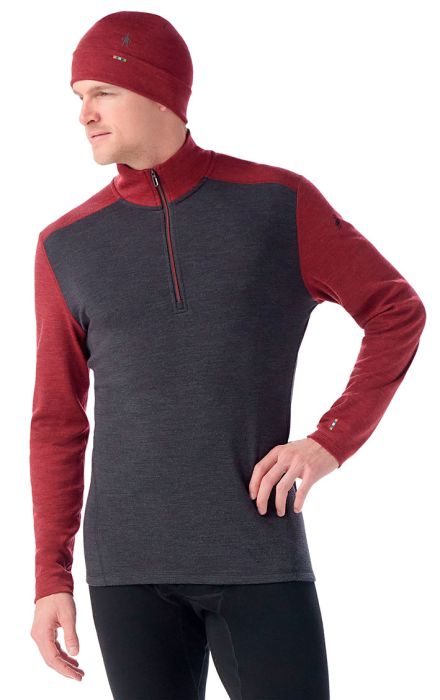 Thermal Merino Base Layer 1/4 Zip Men uldundertrøje