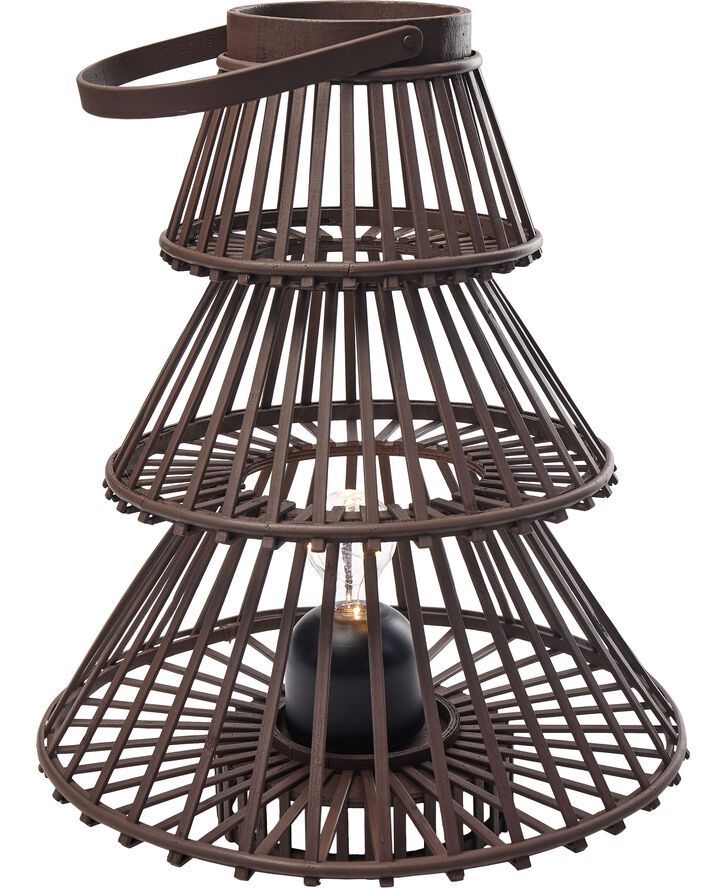 Sincere LED LANTERN/BROWN, Lantern 40x52 CM