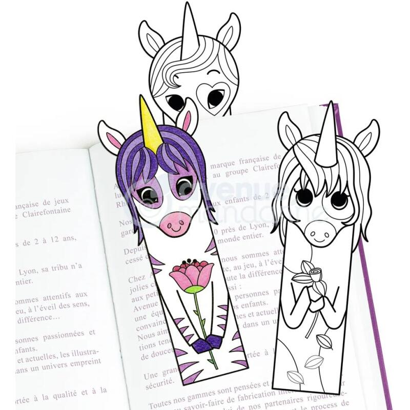Graffy Bookmark, Licornes