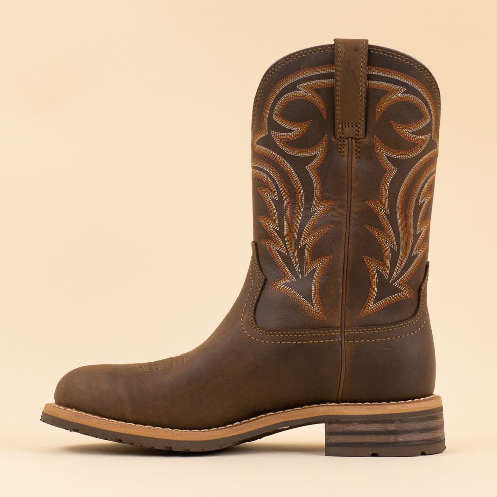 Ariat mens Hybrid Rancher H20 Distressed Brown