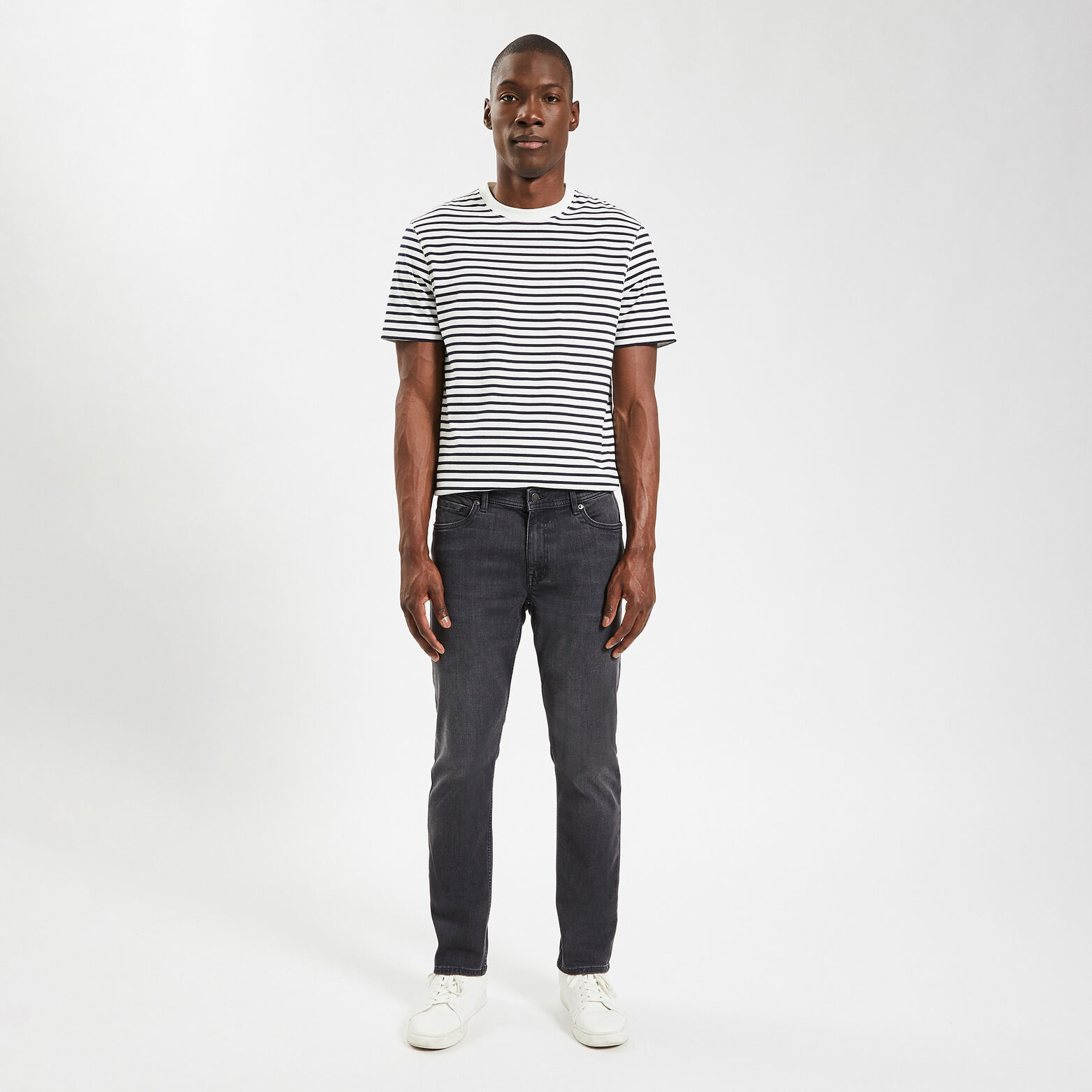 Jean slim urbanflex 3 longueurs Bleu