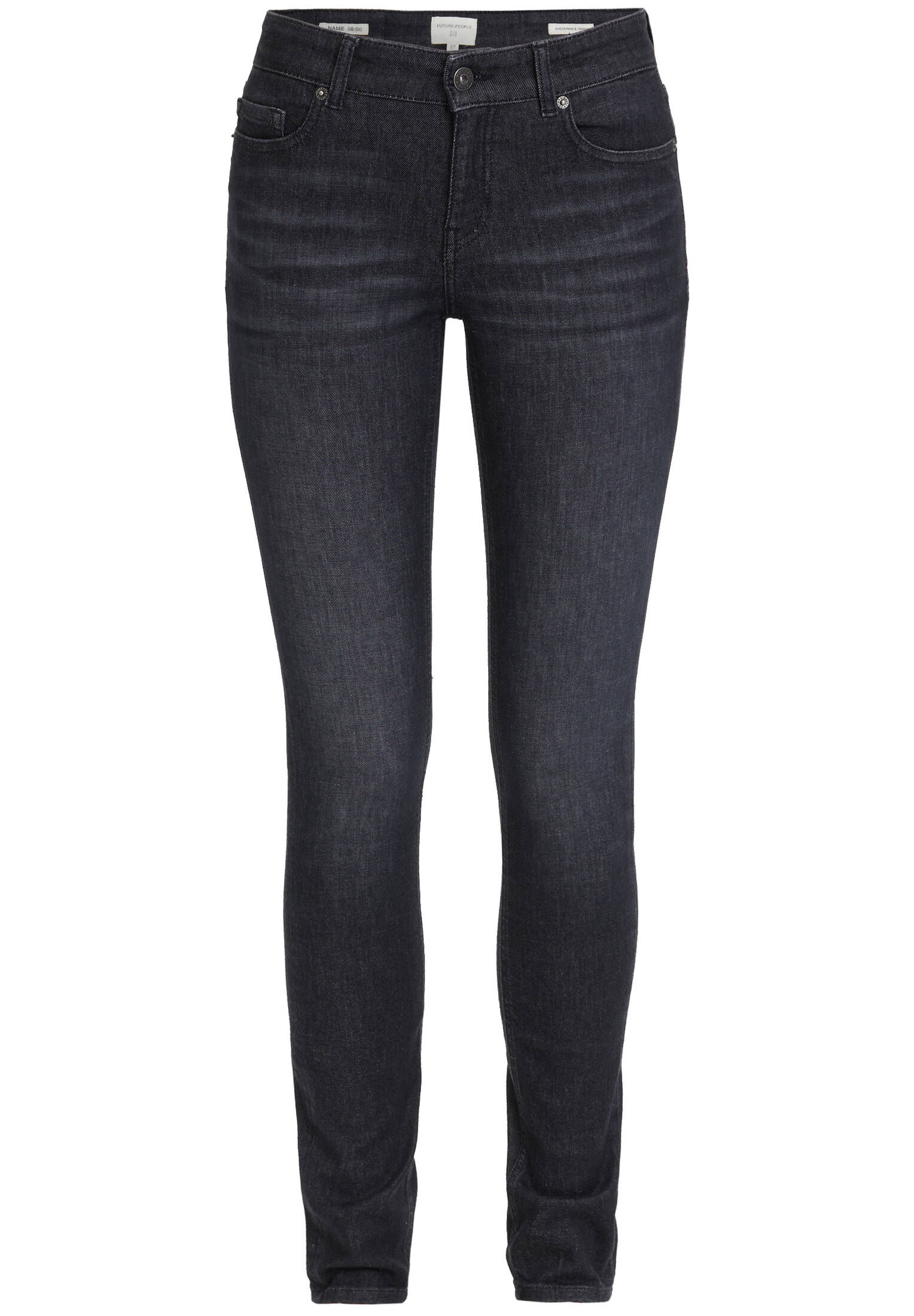 FUTURE:PEOPLE.| Damen Jeanshose 08:00 SKINNY FIT - MID WAIST