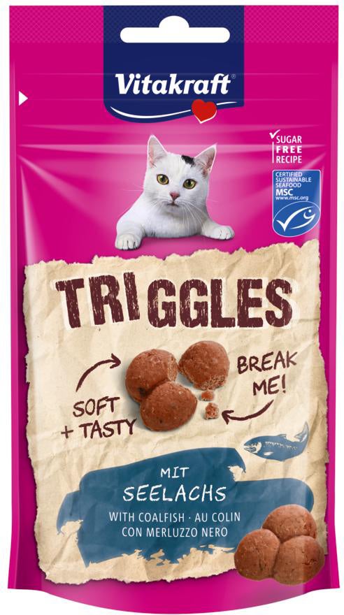 Vitakraft kattensnack Triggles koolvis 40 g