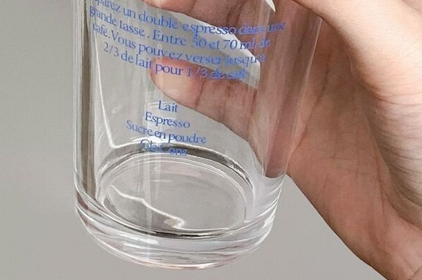 Home Simply - Beletterd drinkglas (verschillende ontwerpen)