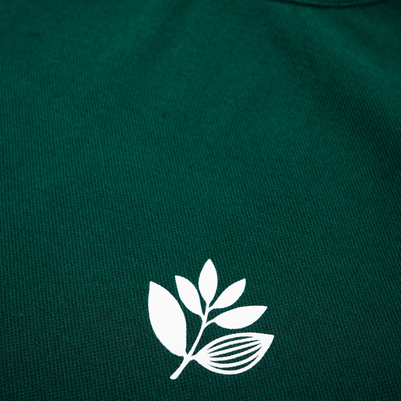 T-SHIRT À MANCHES LONGUES PIQUETÉ PLANTES - VERT