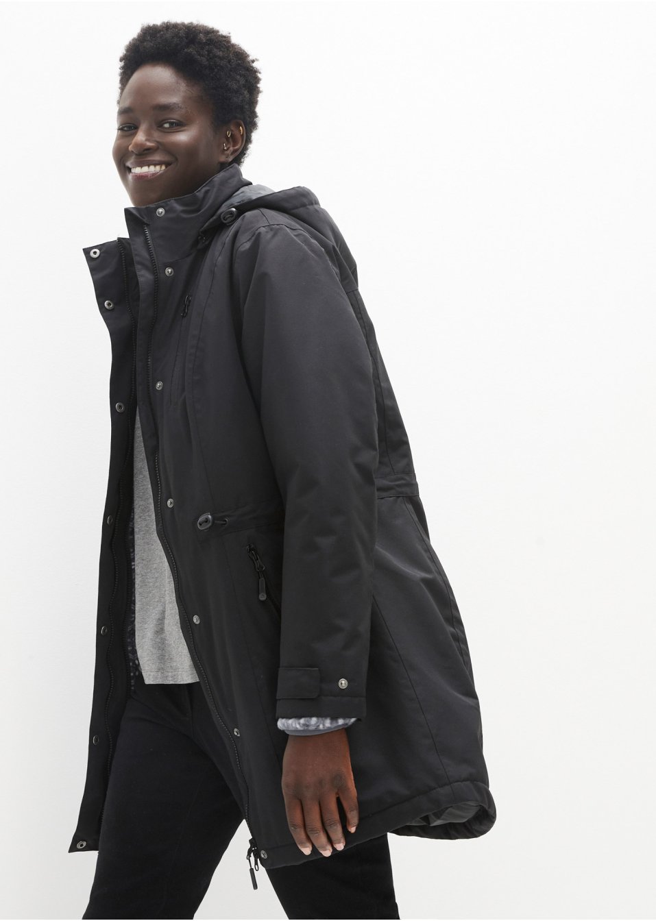 Manteau 3 en 1 avec veste intérieure en maille polaire