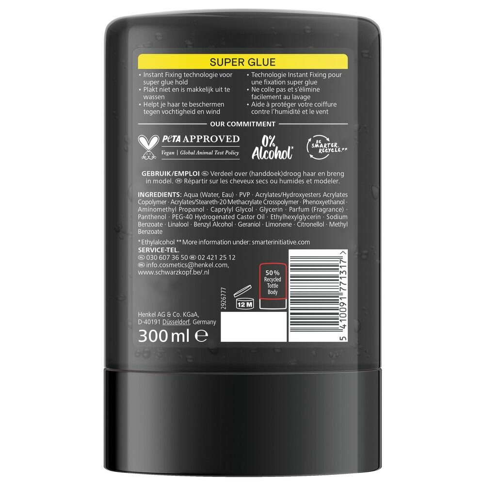 Taft Men Power Gel Super Glue Hold 14300 ml
