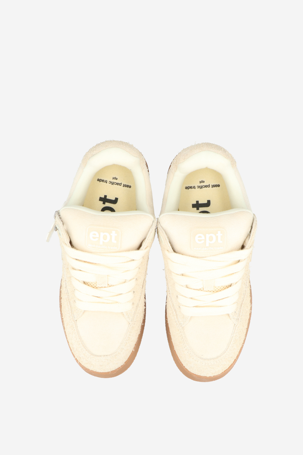Fat brushed suede sneakers