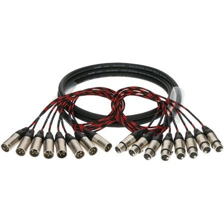 Klotz SCD08XX03 multikabel 8x XLR 3p female naar 8x XLR 3p male 3 meter