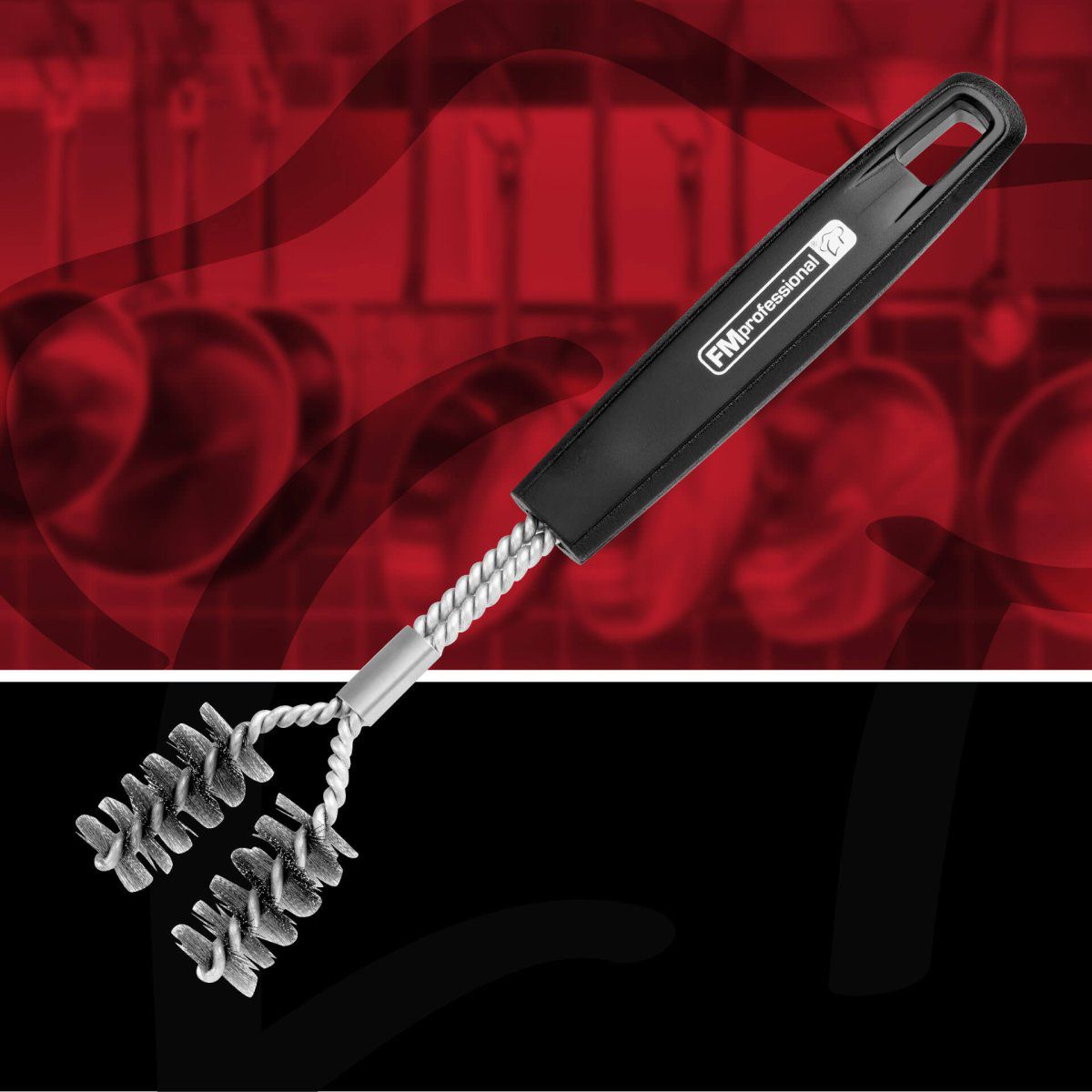 Brosse à barbecue en Y FM Professional