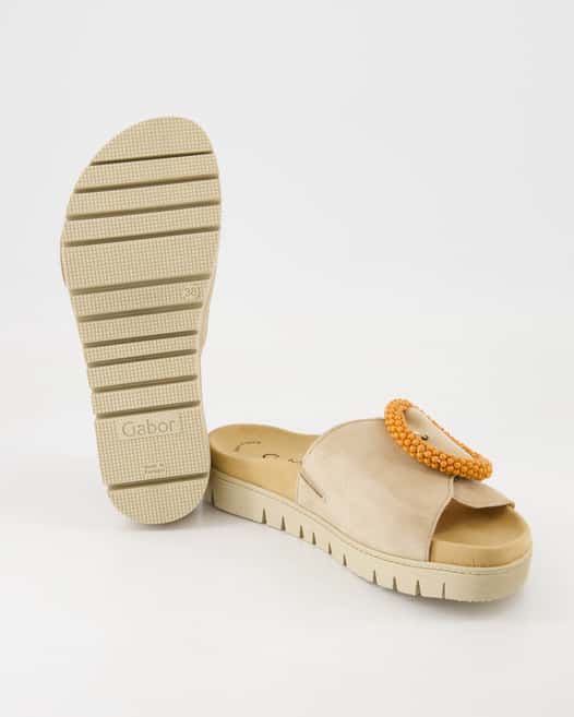 Gabor 43.745.14 Pantoletten in Beige