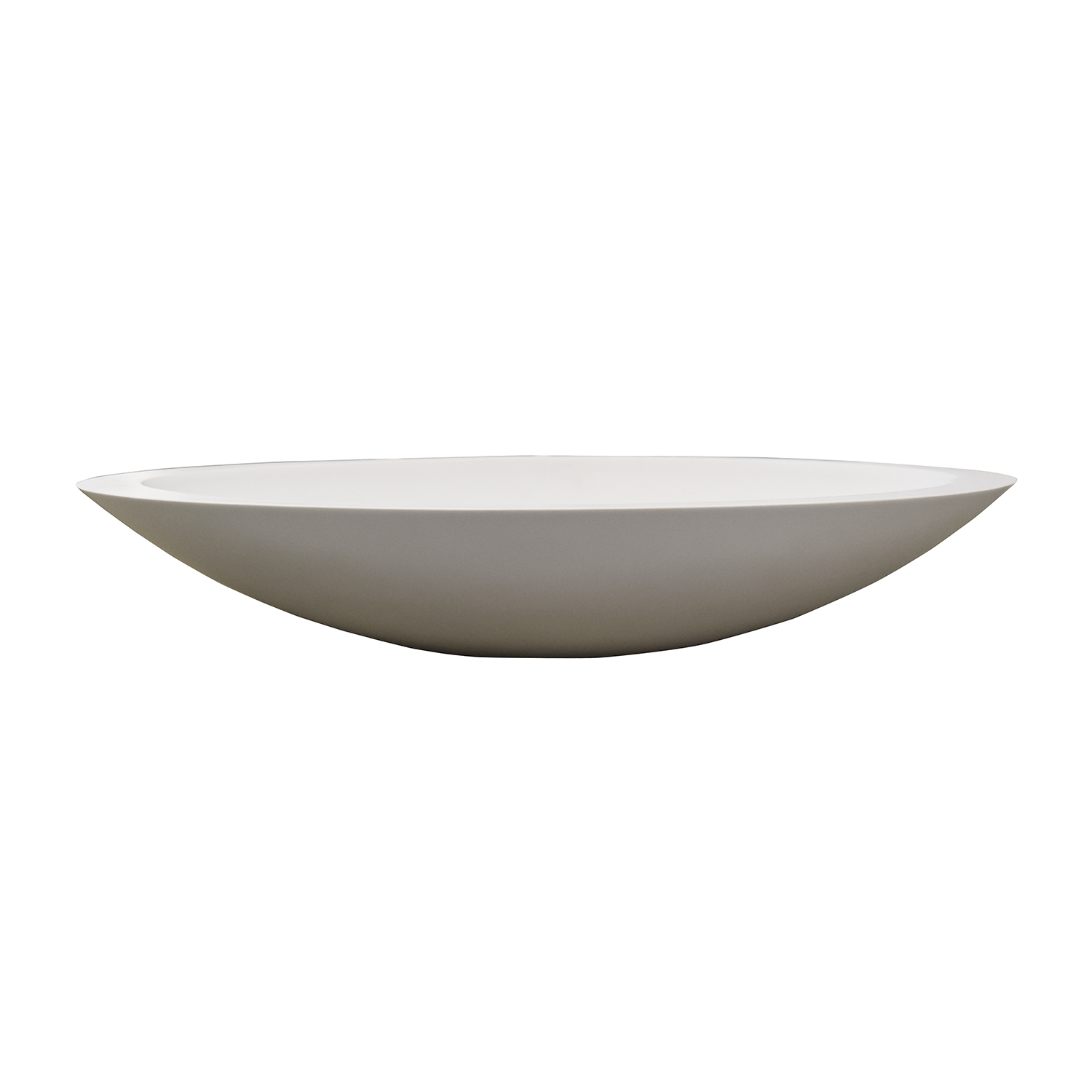 Mueller Mira solid surface wastafel ovaal 59x35x11cm