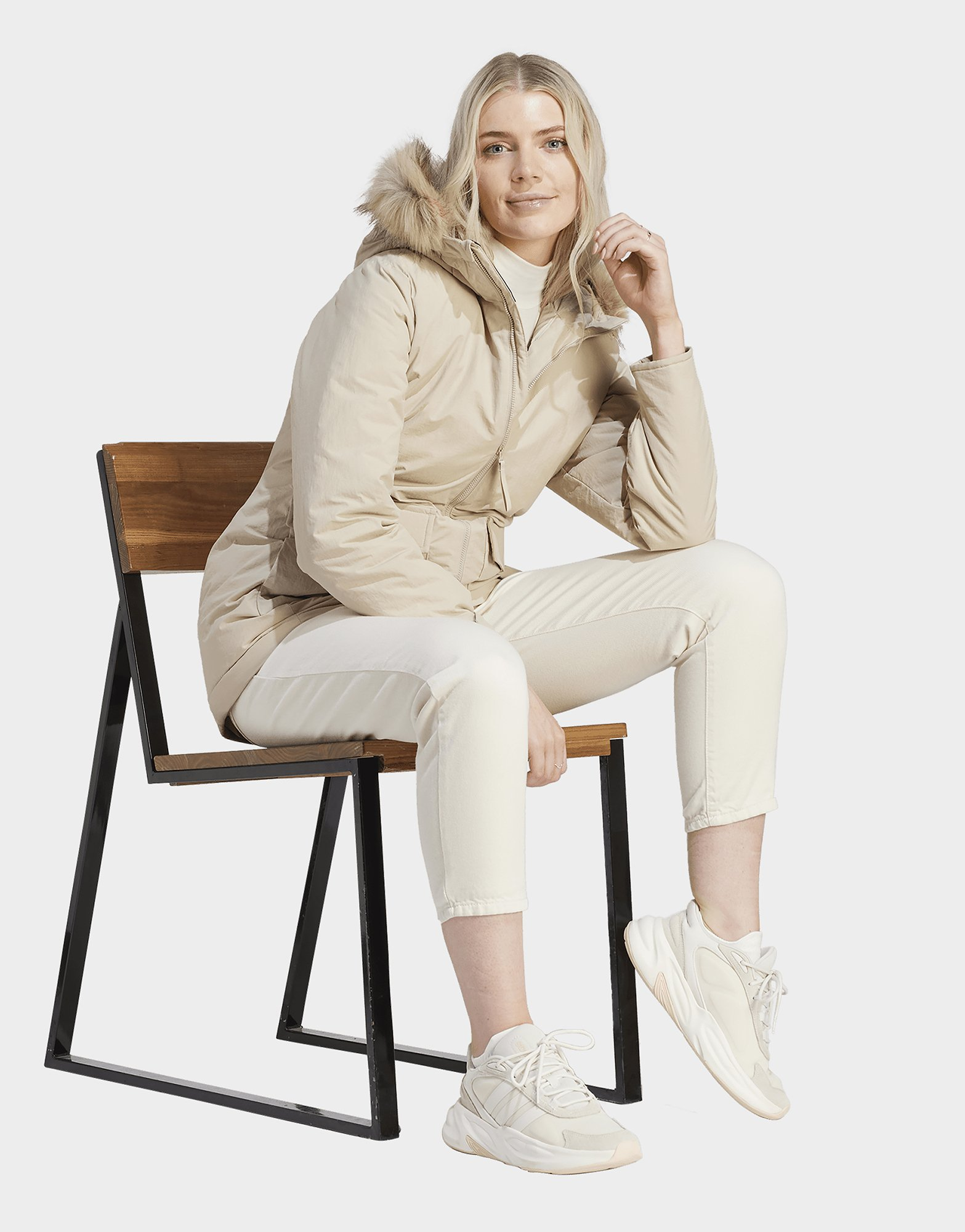 adidas Parka à capuche fourrure