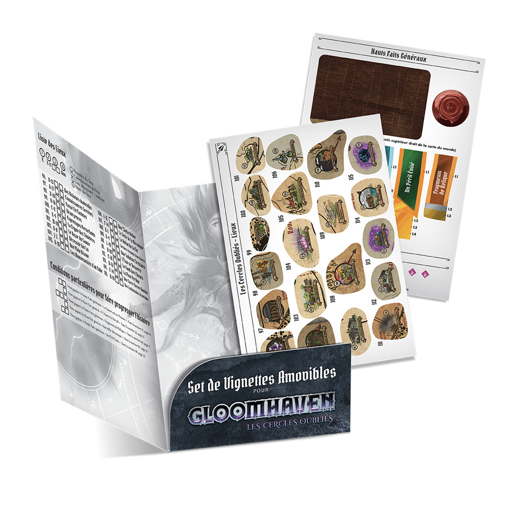 Gloomhaven - Les Cercles Oubliés : Set de Vignettes Amovibles