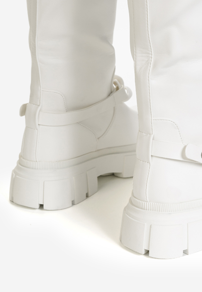 Bottes femme blanches Mikka