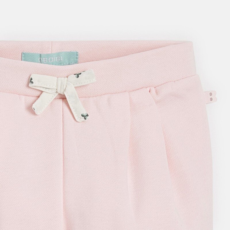 Pantalon molleton rose bébé fille Rose