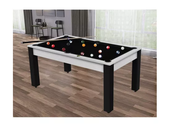 Billard convertible table 6 personnes Texas + pack accessoires Confort