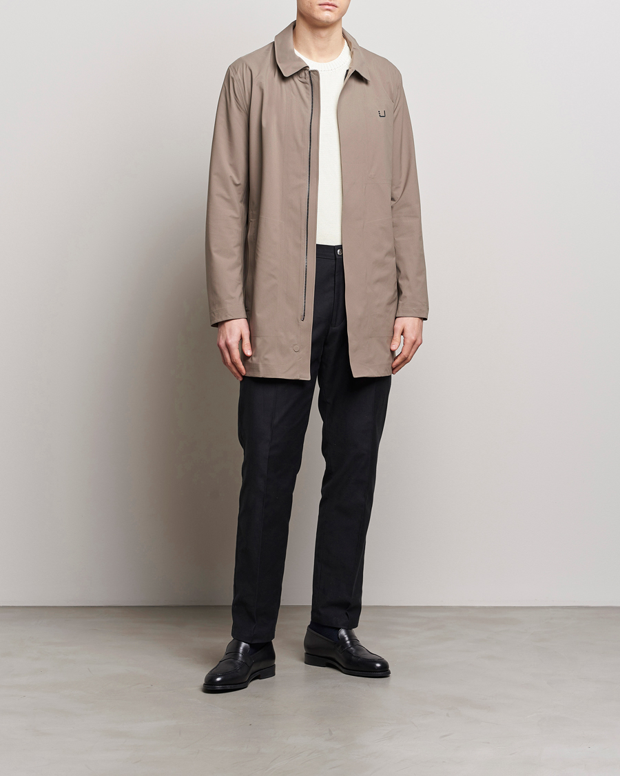 UBR Sky Fall Waterproof Coat Driftwood
